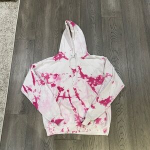 Pink Tie-Dye Women's Hoodie